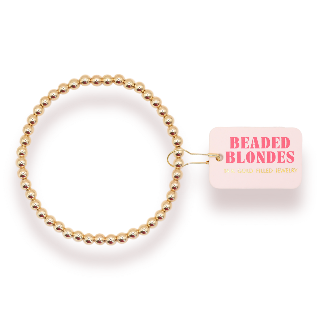 The 4mm Bold Gold Stack Bracelet