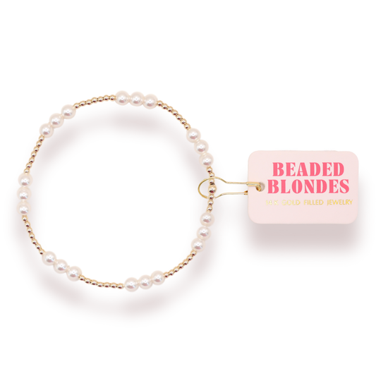 The ILY Pearl Bracelet