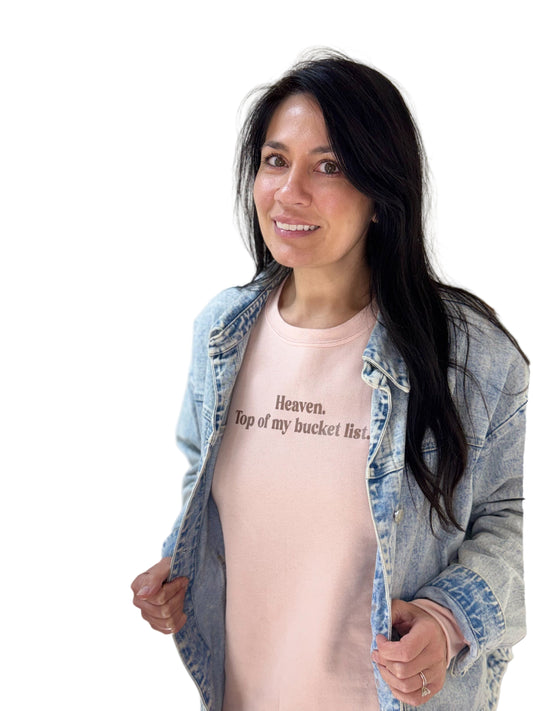 Heaven. Top of my bucket list. Crewneck