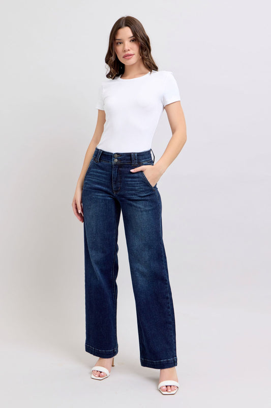 The Hamilton Wide Leg Jean | Judy Blue