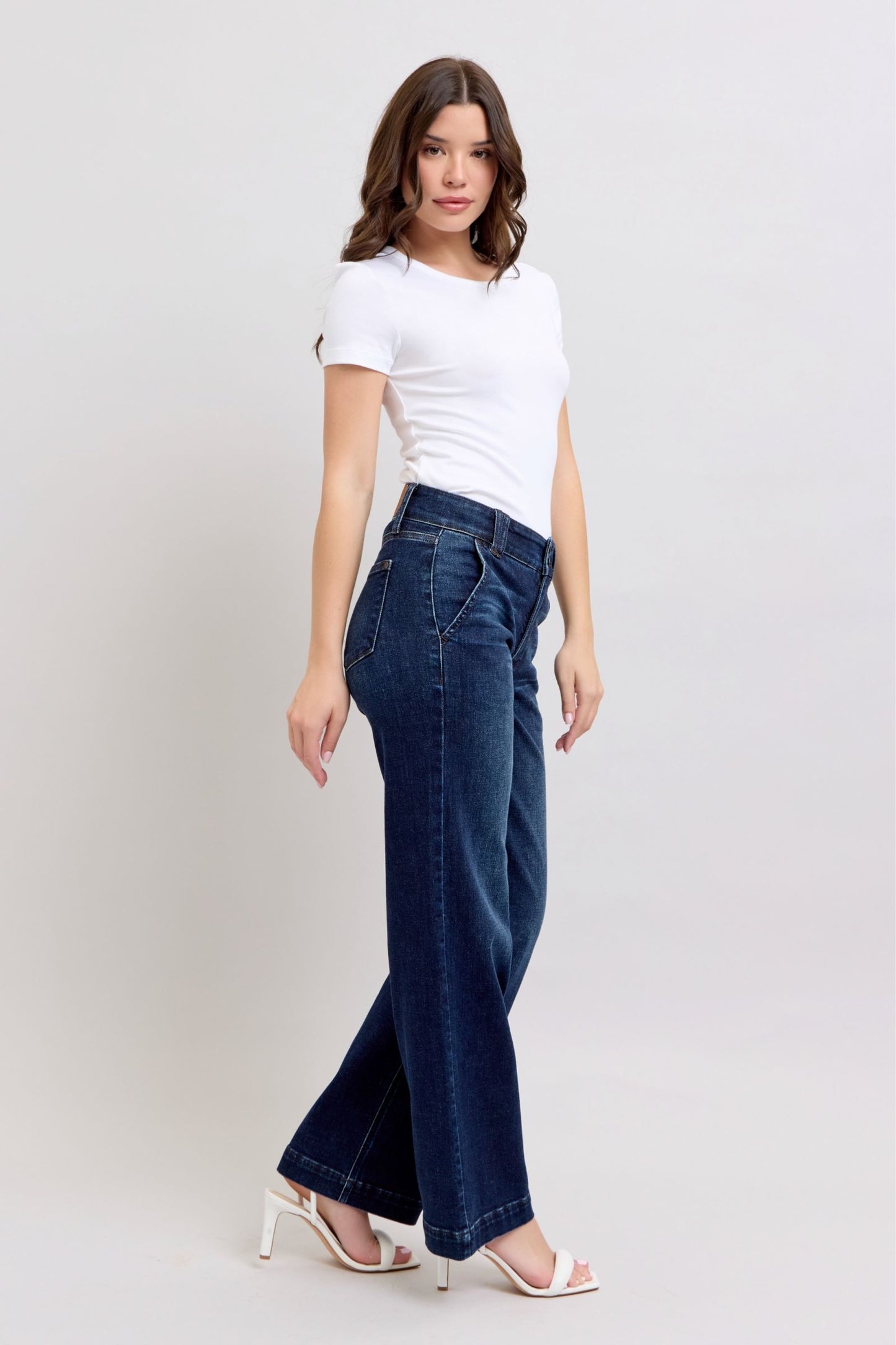 The Hamilton Wide Leg Jean | Judy Blue