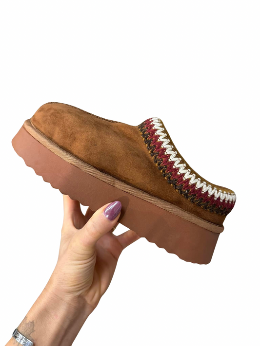 The Yndigo Platform Clog by MIA | Cognac