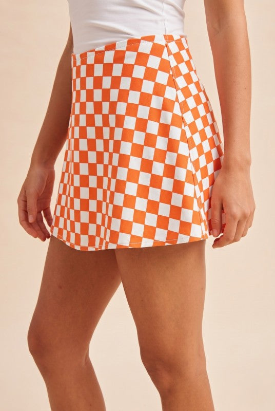 Checkerboard Victory Skort