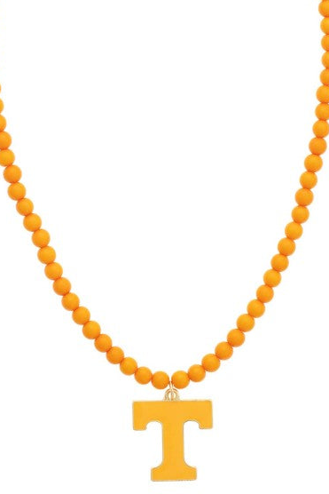 Power T Beaded Necklace