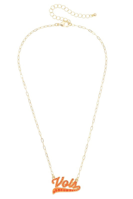 Vols Pavé Necklace