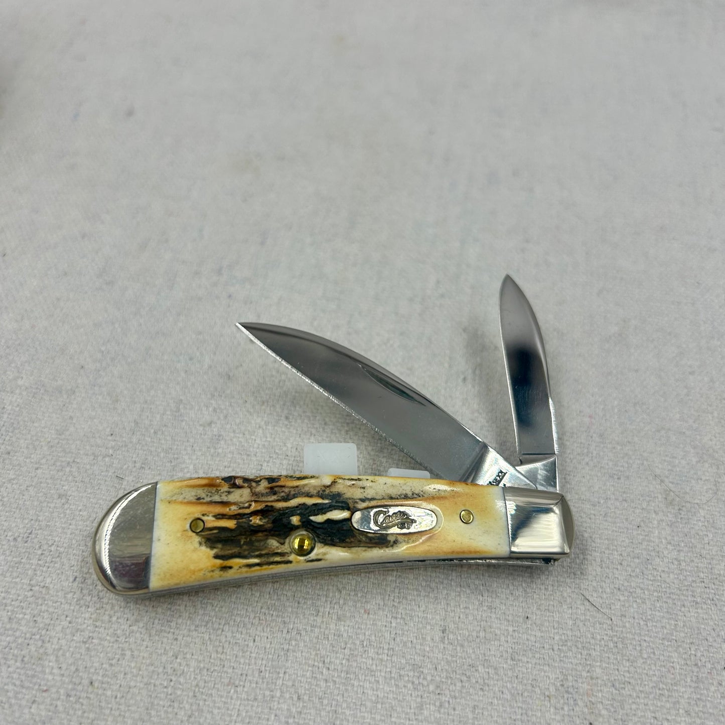 Case XX Sway Back Jack Knife - Stag - 2009 - Tony Bose - in Original Tin