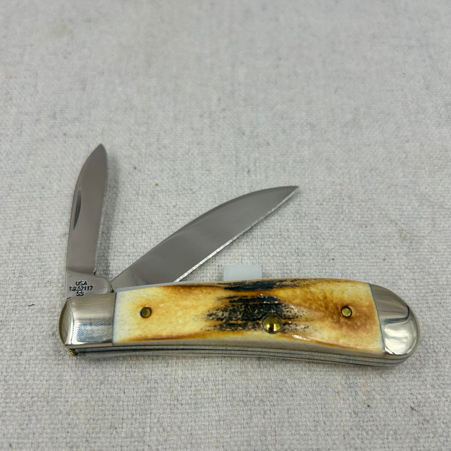 Case XX Sway Back Jack Knife - Stag - 2009 - Tony Bose - in Original Tin