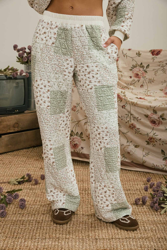 Heirloom Garden Quilted Pants
