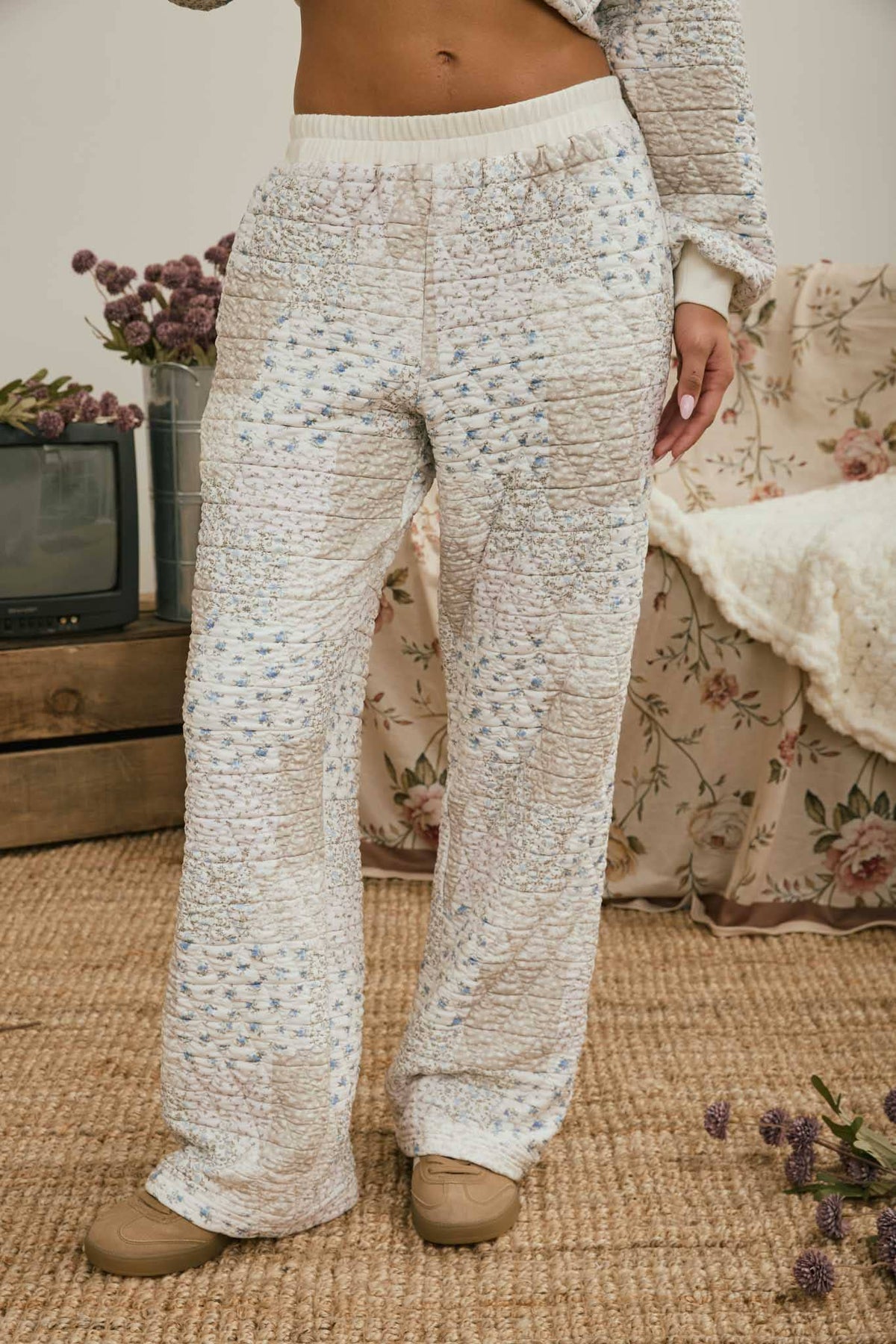 Heirloom Garden Quilted Pants