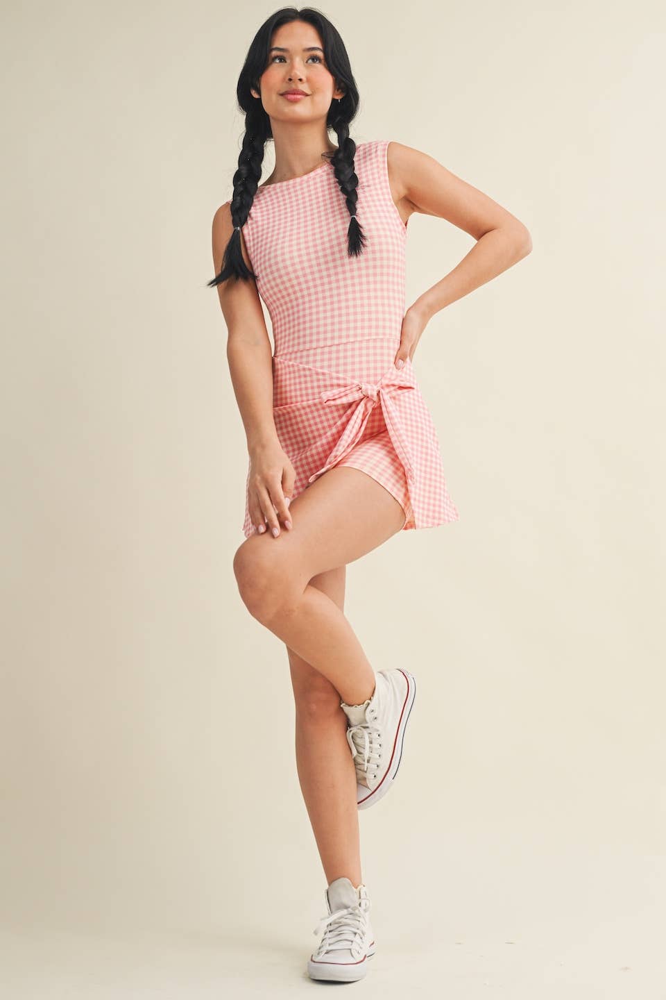 The Tailgate Social Skort Romper