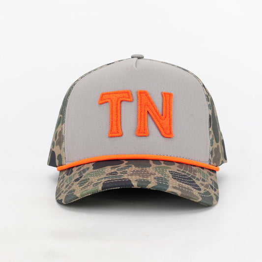 Tennessee "TN Hat" in TENN™ Camo | Smokey Gray