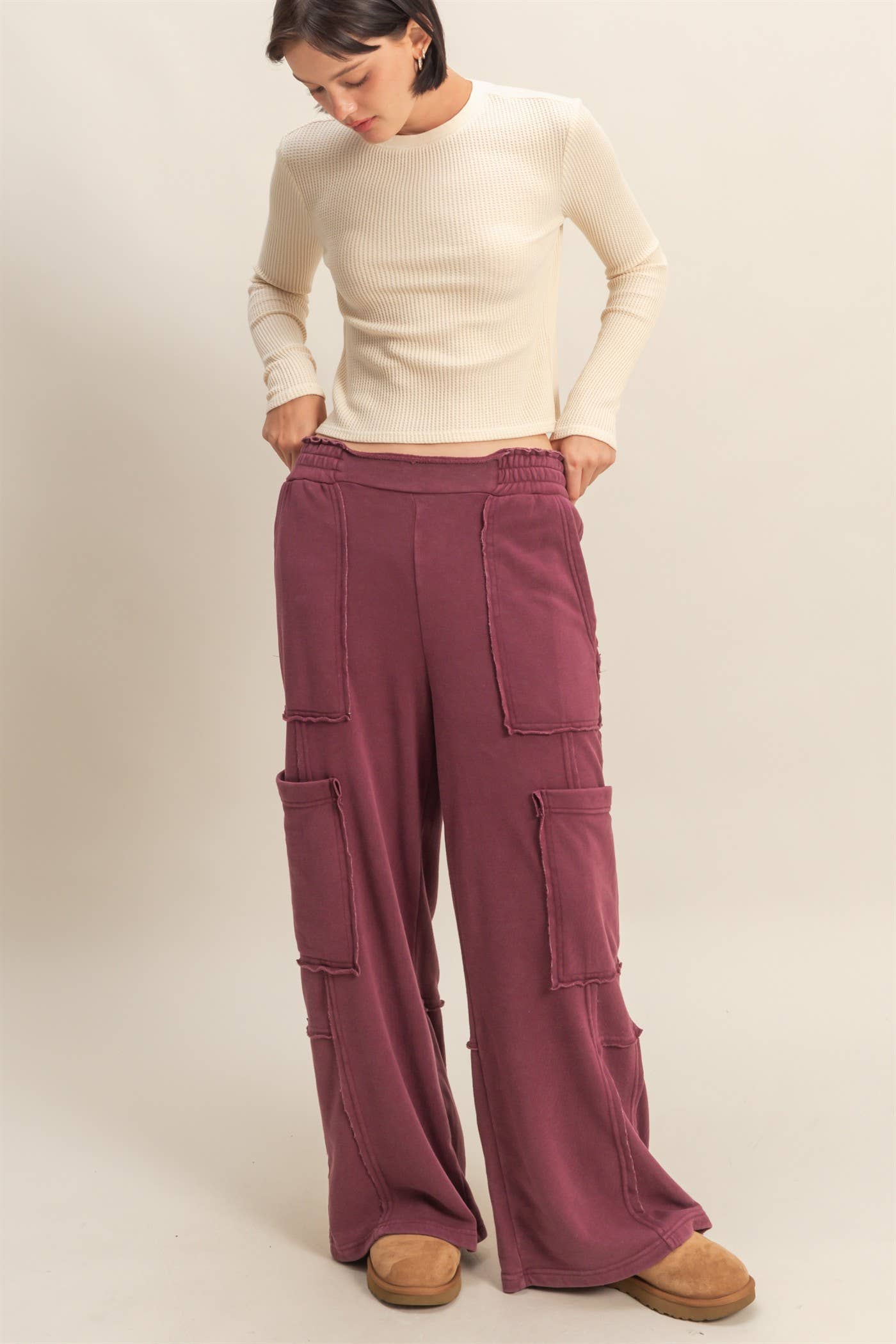 The Utility Street Sweatpant | Berry Wine