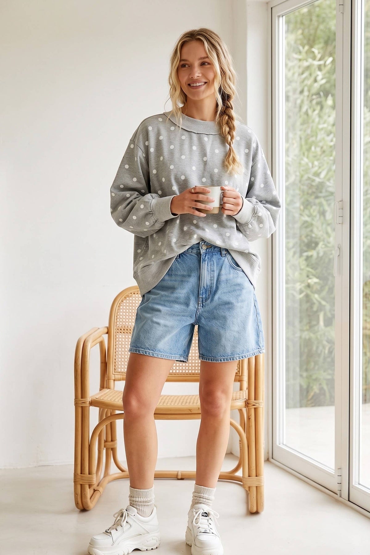 The Dottie Darling Polka Dot Pullover