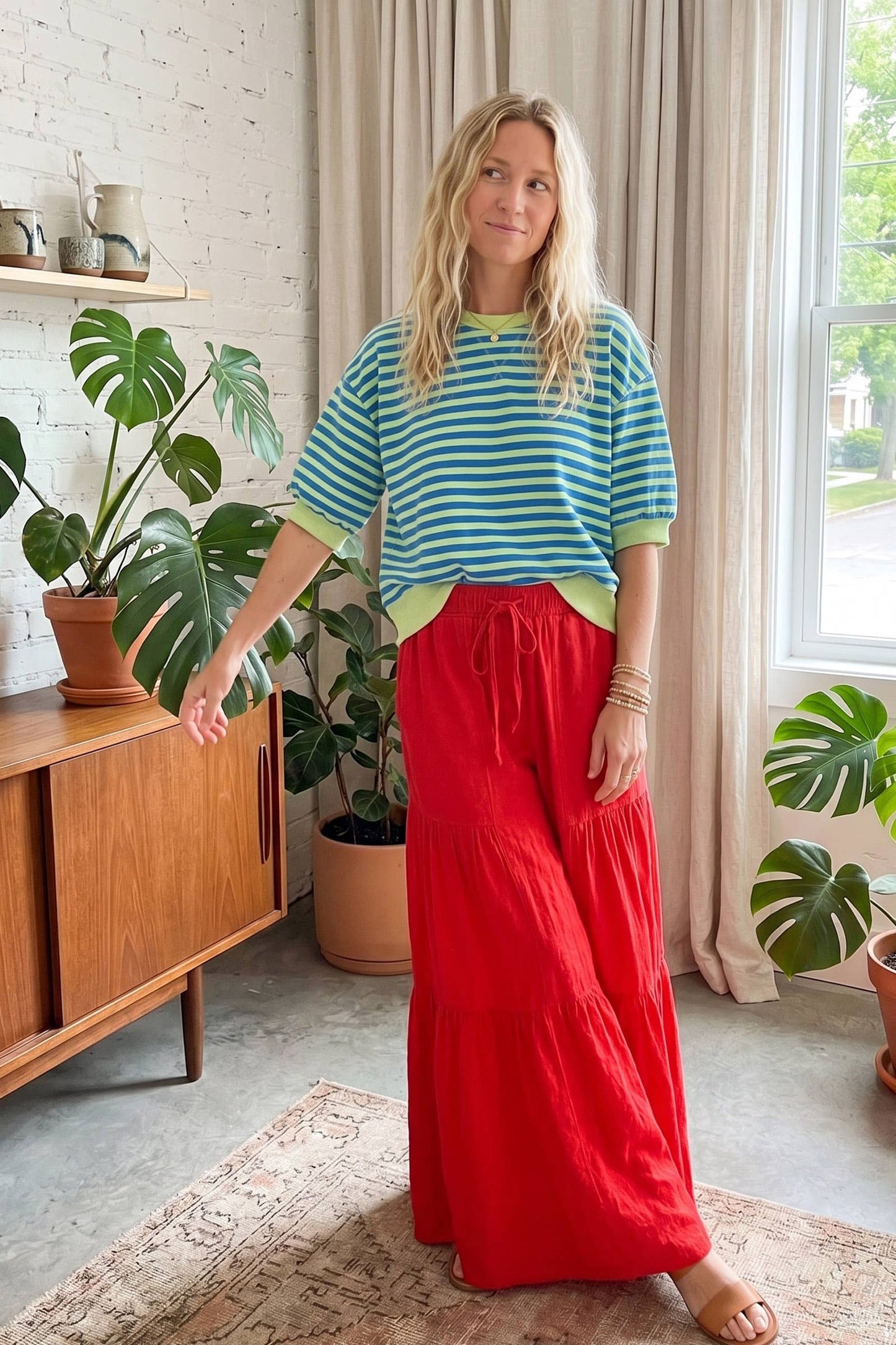The Free Spirit Tiered Palazzo Pants | Black